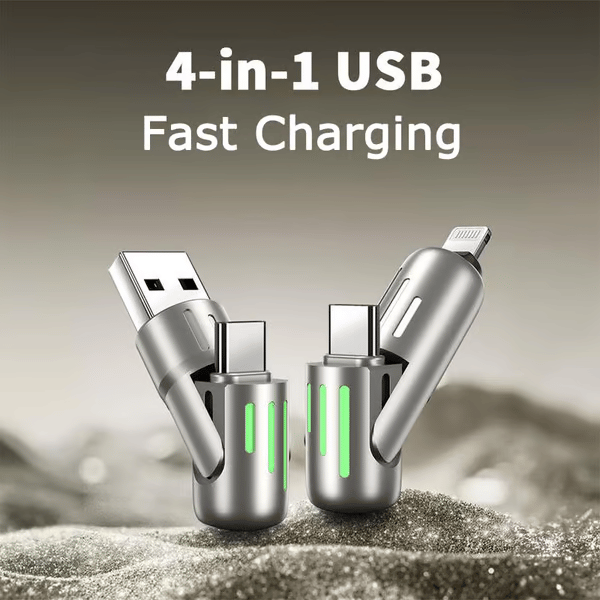 📲4-in-1 USB Charging Cable Fast Charging MAX 240W⚡